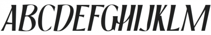 MargaExtraLight-Italic otf (200) Font UPPERCASE