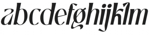 MargaExtraLight-Italic otf (200) Font LOWERCASE