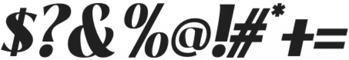 MargaSemiBold-Italic otf (600) Font OTHER CHARS