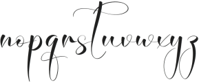 Margaretta Signature Regular otf (400) Font LOWERCASE