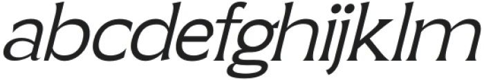 Margelin Italic otf (400) Font LOWERCASE