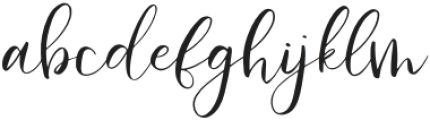 Margerlliny Regular otf (400) Font LOWERCASE