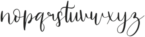 Margerlliny Regular otf (400) Font LOWERCASE