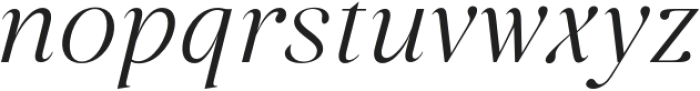 Margest Italic otf (400) Font LOWERCASE