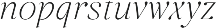 Margest Light Italic otf (300) Font LOWERCASE