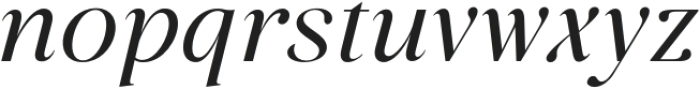 Margest Medium Italic otf (500) Font LOWERCASE