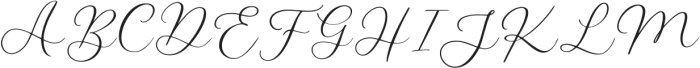 Margille-Regular otf (400) Font UPPERCASE