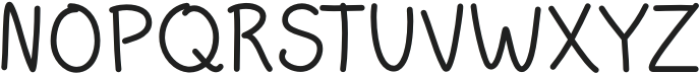 Margin Notes Regular otf (400) Font UPPERCASE