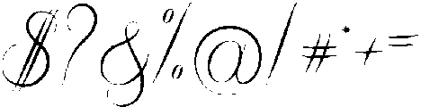 Margo Regular otf (400) Font OTHER CHARS
