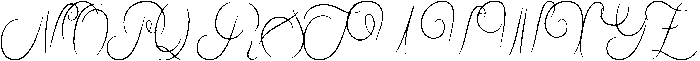 Margo Regular otf (400) Font UPPERCASE