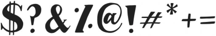 Margo Serif Regular otf (400) Font OTHER CHARS