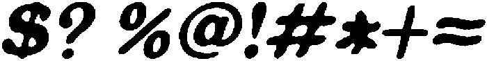 Marhaen Italic otf (400) Font OTHER CHARS
