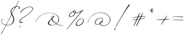 Maria Louisa Script otf (400) Font OTHER CHARS