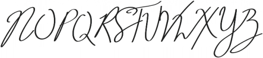 Maria Signature otf (400) Font UPPERCASE