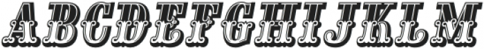 Mariachi Tres SC Italic otf (400) Font LOWERCASE