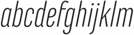 Marianina Cn FY Light Italic otf (300) Font LOWERCASE