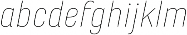 Marianina Wd FY Thin Italic otf (100) Font LOWERCASE