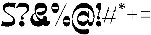 Maribont Regular otf (400) Font OTHER CHARS