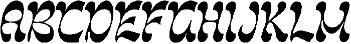 Maribont Regular otf (400) Font UPPERCASE