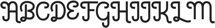 Marically-Regular otf (400) Font UPPERCASE