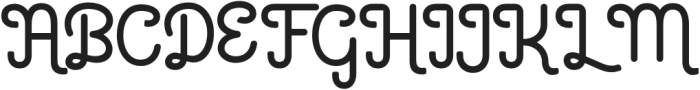 Marically Rounded otf (400) Font UPPERCASE