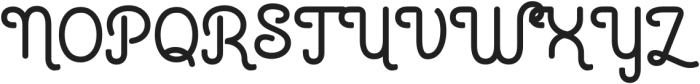 Marically Rounded otf (400) Font UPPERCASE