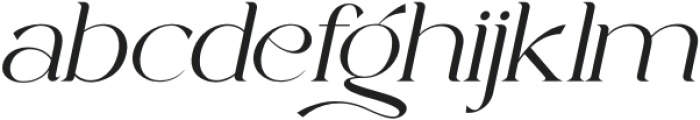 Mariegold Italic otf (400) Font LOWERCASE