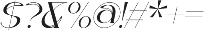 Mariella Noeve Italic otf (400) Font OTHER CHARS