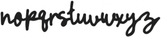 Marielle Signature otf (400) Font LOWERCASE