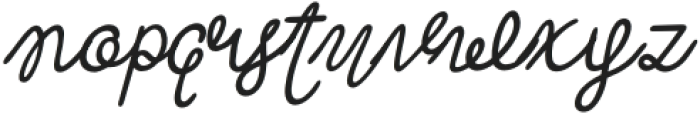 Marige Italic Script otf (400) Font LOWERCASE