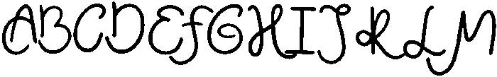 Marige Regular otf (400) Font UPPERCASE