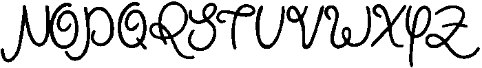 Marige Regular otf (400) Font UPPERCASE