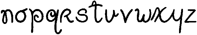 Marige Regular otf (400) Font LOWERCASE