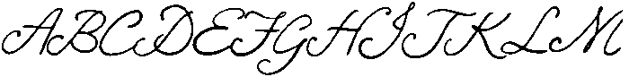 Marigold Grand Wide Ink1 Slant otf (400) Font UPPERCASE