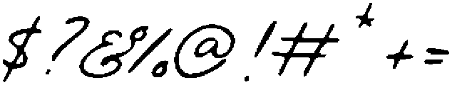 Marigold Grand Wide Ink2 Slant otf (400) Font OTHER CHARS