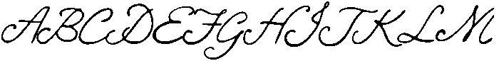 Marigold Grand Wide Ink2 Slant otf (400) Font UPPERCASE