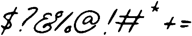 Marigold Grand Wide Ink3 Slant otf (400) Font OTHER CHARS