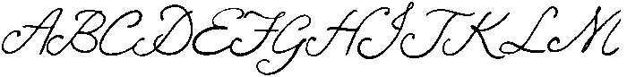 Marigold Grand Wide Slant otf (400) Font UPPERCASE