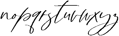 Marigold Regular otf (400) Font LOWERCASE