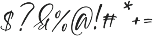 Marigold Sacred Italic otf (400) Font OTHER CHARS