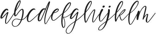 Marigold Sacred Italic otf (400) Font LOWERCASE