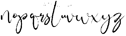 Marigold otf (400) Font LOWERCASE