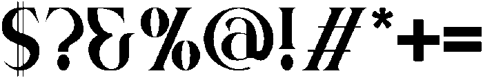 Marigold otf (400) Font OTHER CHARS