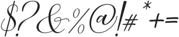 Marihouse Script Italic otf (400) Font OTHER CHARS
