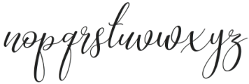 Marihouse Script Italic otf (400) Font LOWERCASE