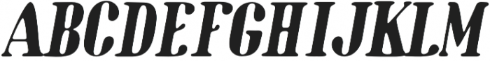 Marinaio Serif Black Oblique otf (900) Font UPPERCASE