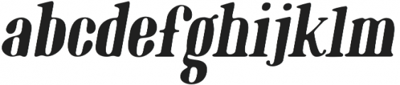 Marinaio Serif Black Oblique otf (900) Font LOWERCASE