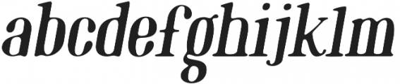 Marinaio Serif Bold Oblique otf (700) Font LOWERCASE