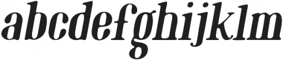 Marinaio Serif Heavy Oblique otf (800) Font LOWERCASE