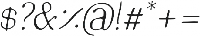 Marinaio Serif Light Oblique otf (300) Font OTHER CHARS